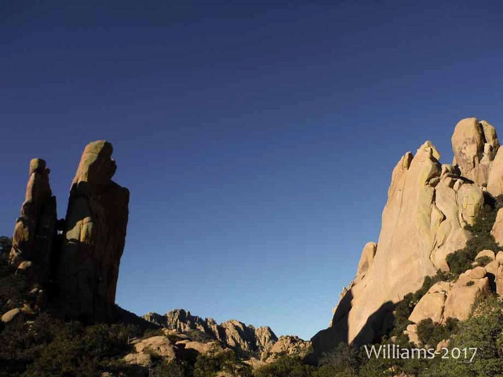 Cochise Dome on approach from the east