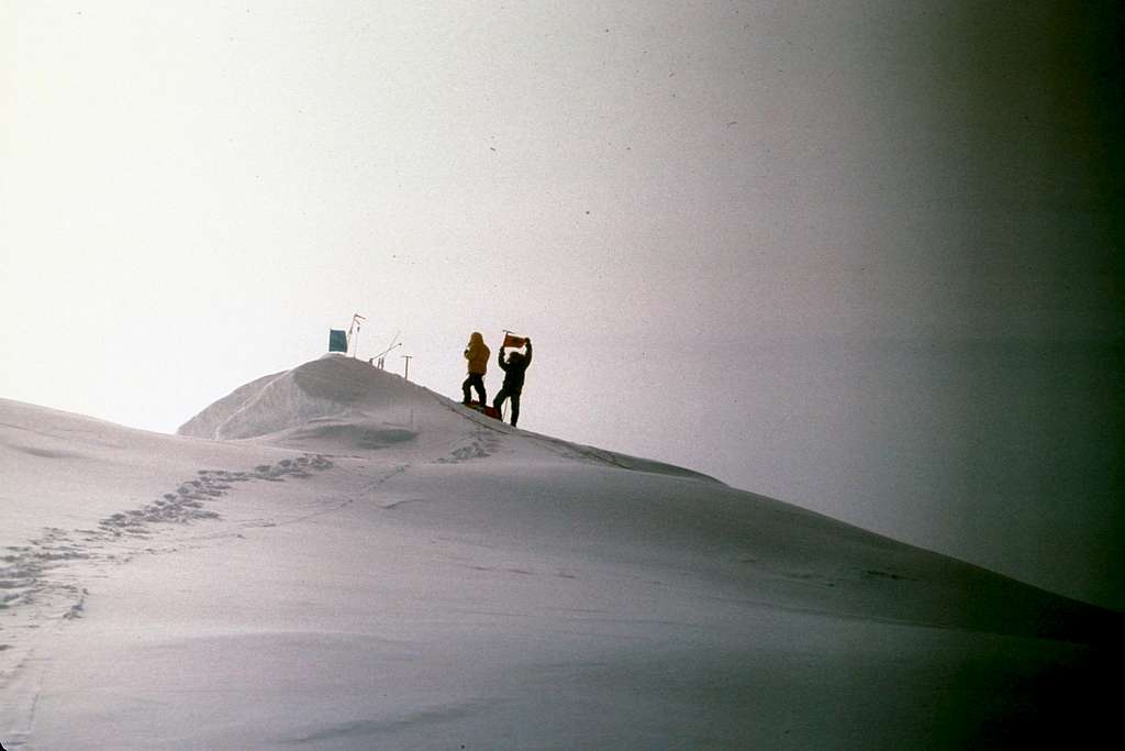 Mike and Me on Denali Summit