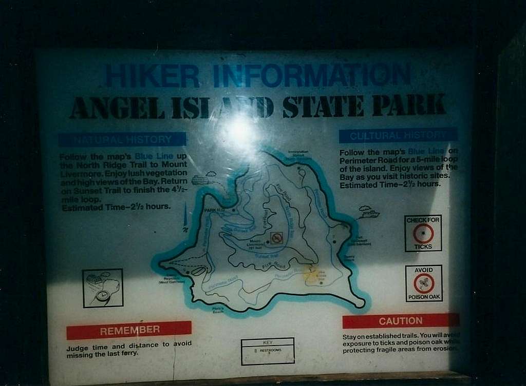 Angel Island welcome sign