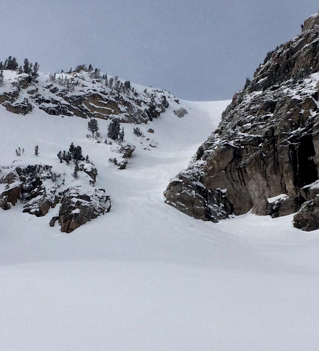 Spoon Couloir in January