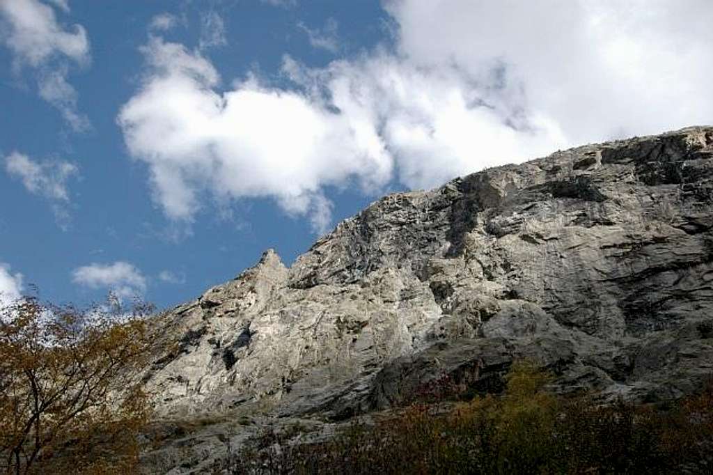 Granite cliffs on Vénéon...