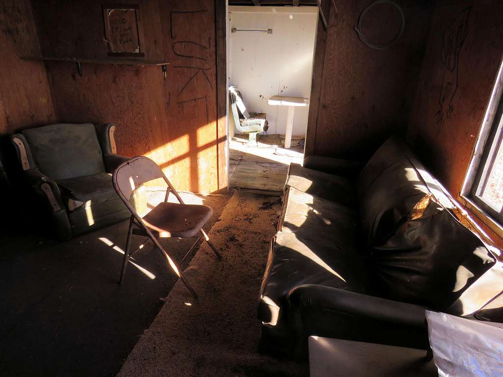 Inside Walsh Cabin