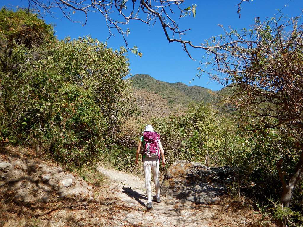 Hiking La Chupina in November.