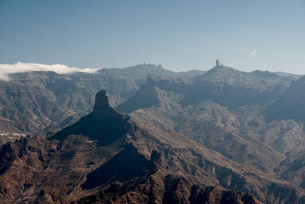 Roque Bentaiga, Pico de las Nieves and Roque Nublo