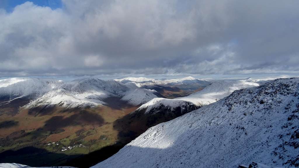 High Stile, looking towards Skiddaw and Blencathra