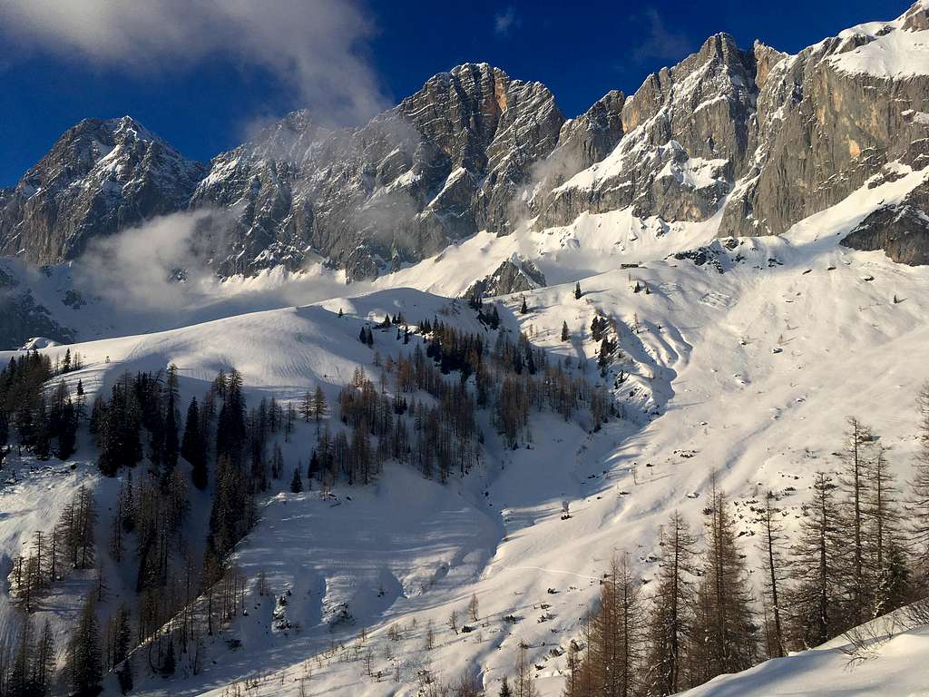 Torstein, Mitterspitze, Hoher Dachstein and Dirndl