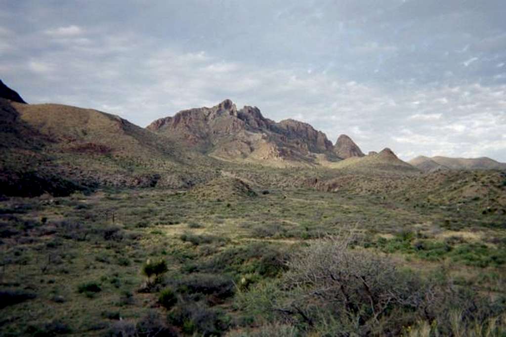 A view of the Eagle Mountains...