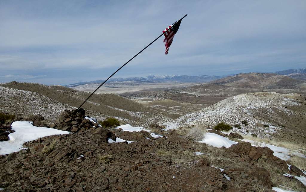 On top of Flag Hill (Point 5967)