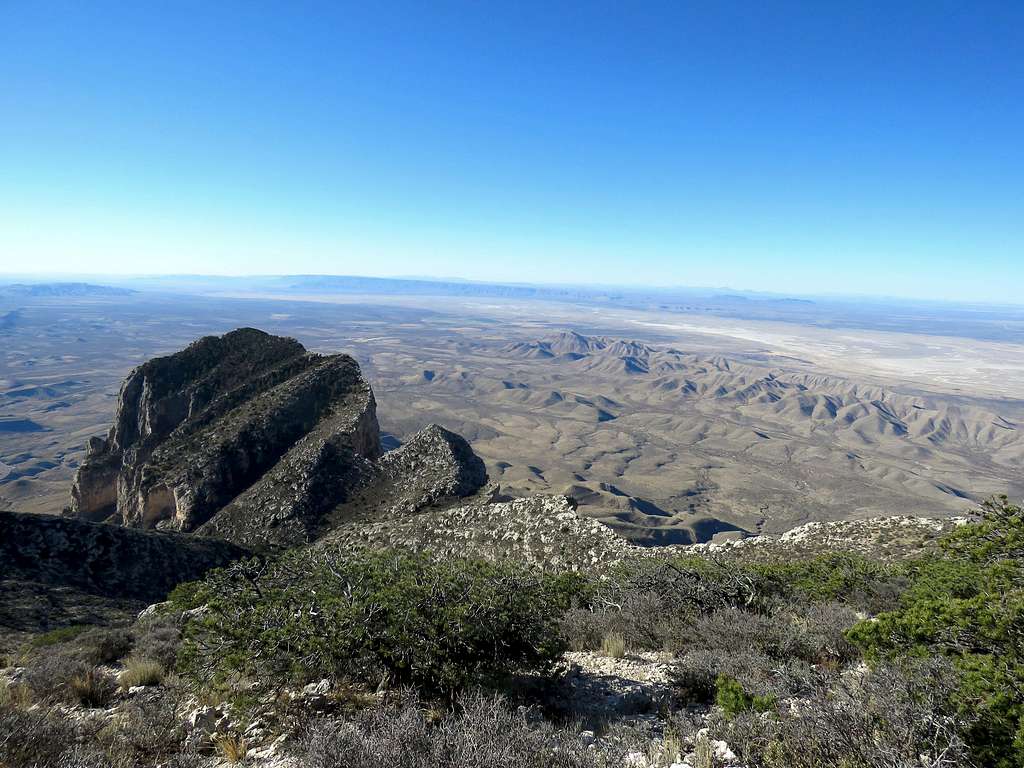 El Capitan from below the summit of Guadalupe