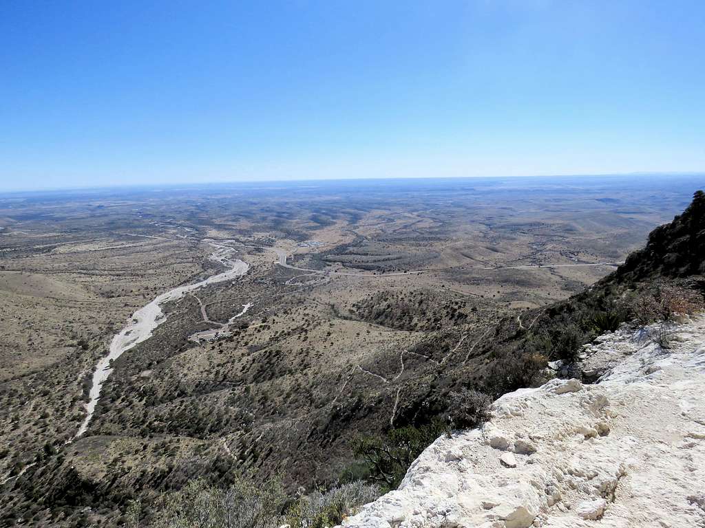 Plains of Texas from the trail