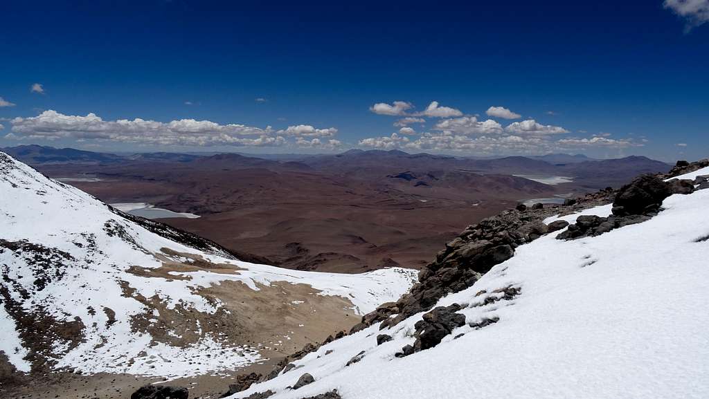 Ascending, looking east southeast