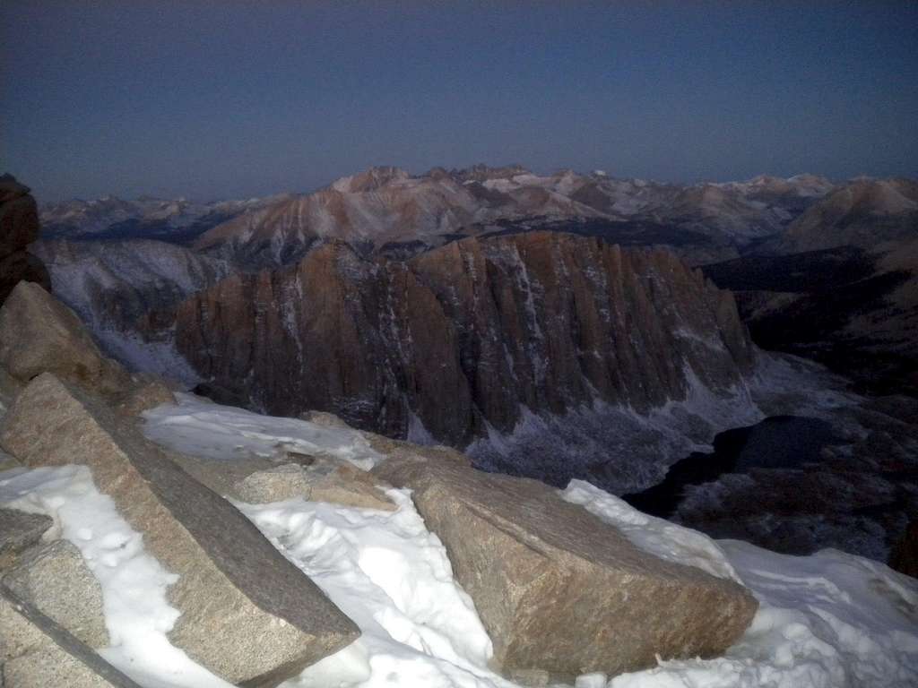 Mt. Whitney very cold night summit hike 11-02-2013