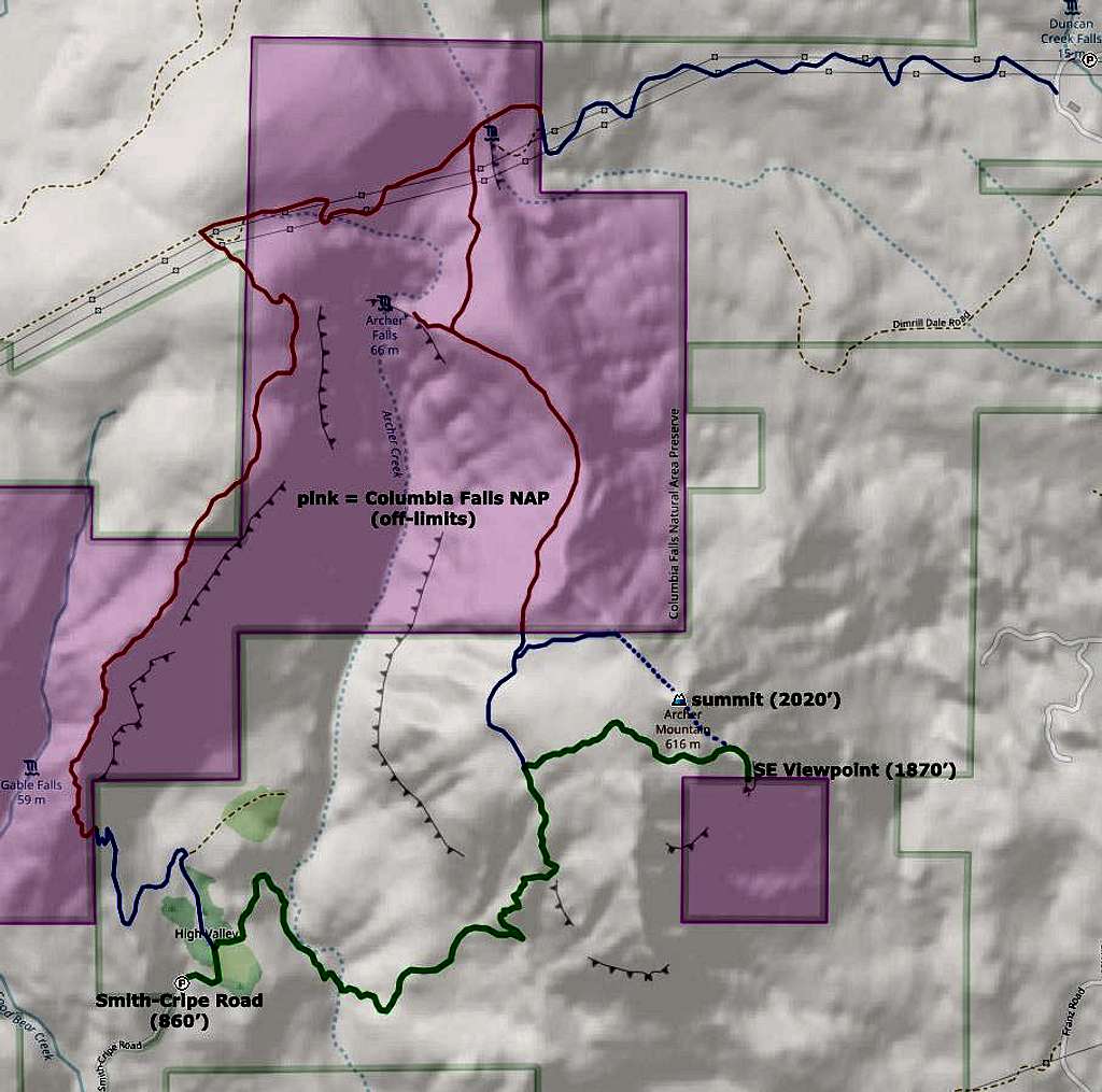 DNR restricted areas