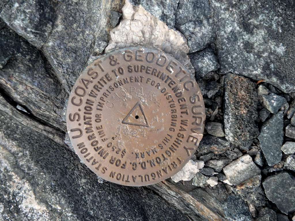 Chopaka USGS Summit Benchmark