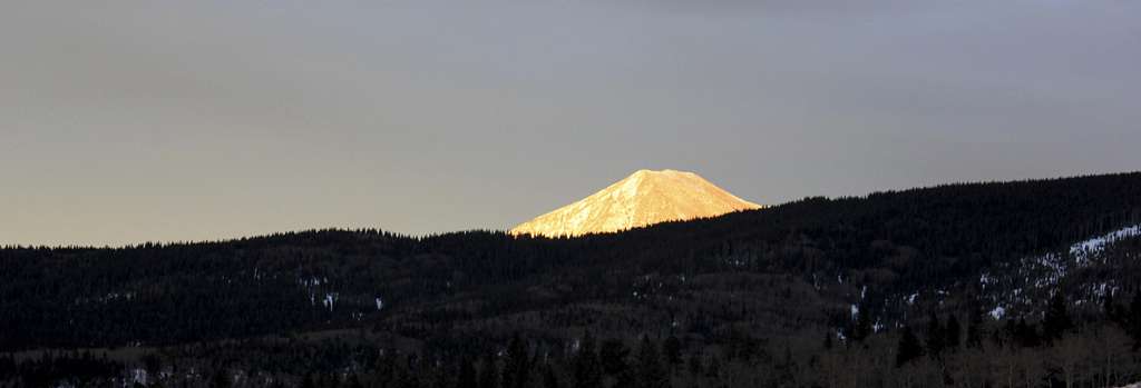 Golden Rise of West Spanish Peak