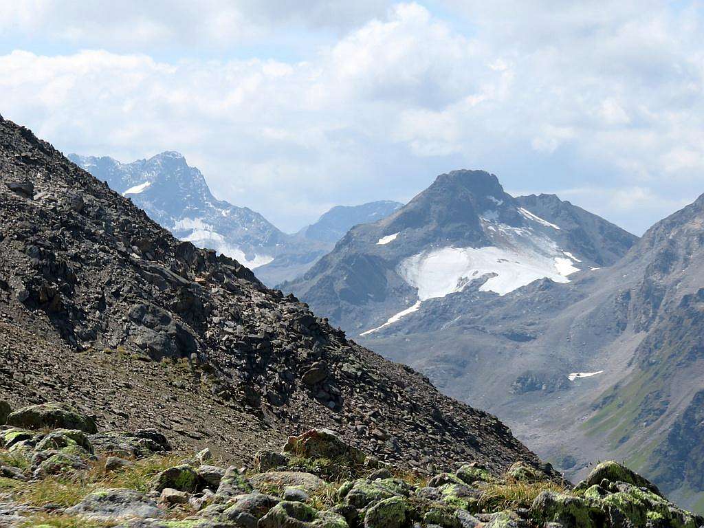 Albula Alps with Piz Kesch on the left