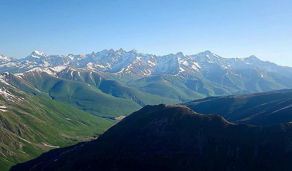 Ossetian part of the Main Caucasus Range