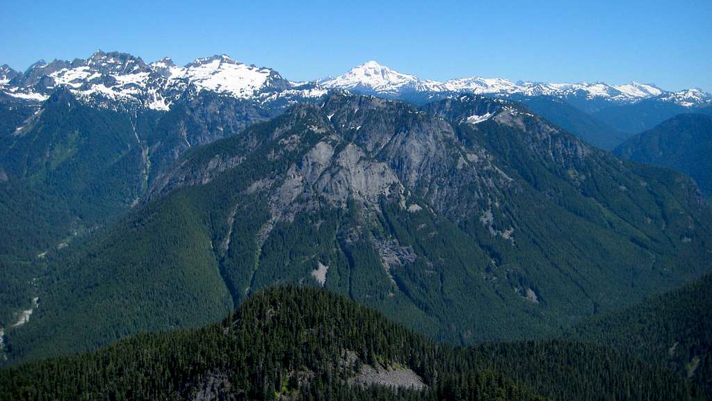 Troublesome Mountain from Spire Mountain