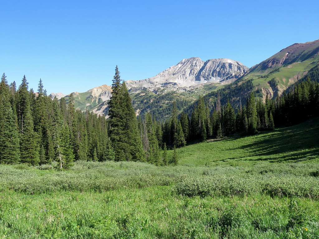 Hagerman Peak from Hasley Basin