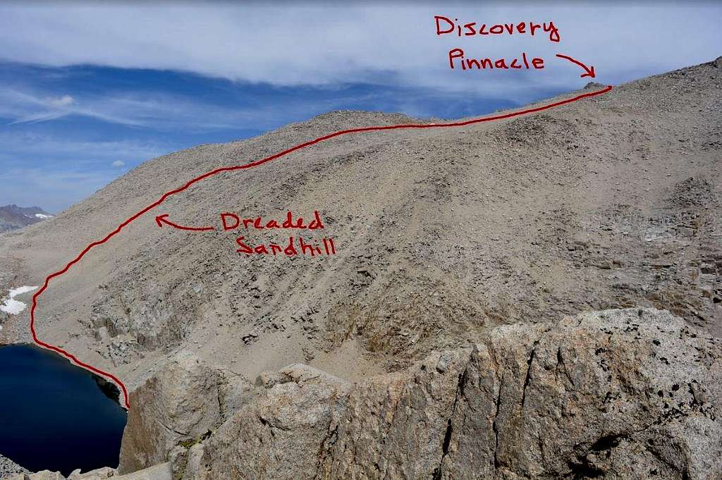 Dreaded Sandhill to Discovery Pinnacle