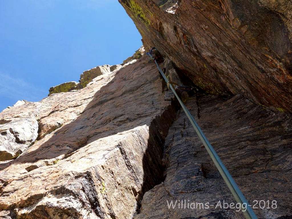 1st Pitch (crux of the route)