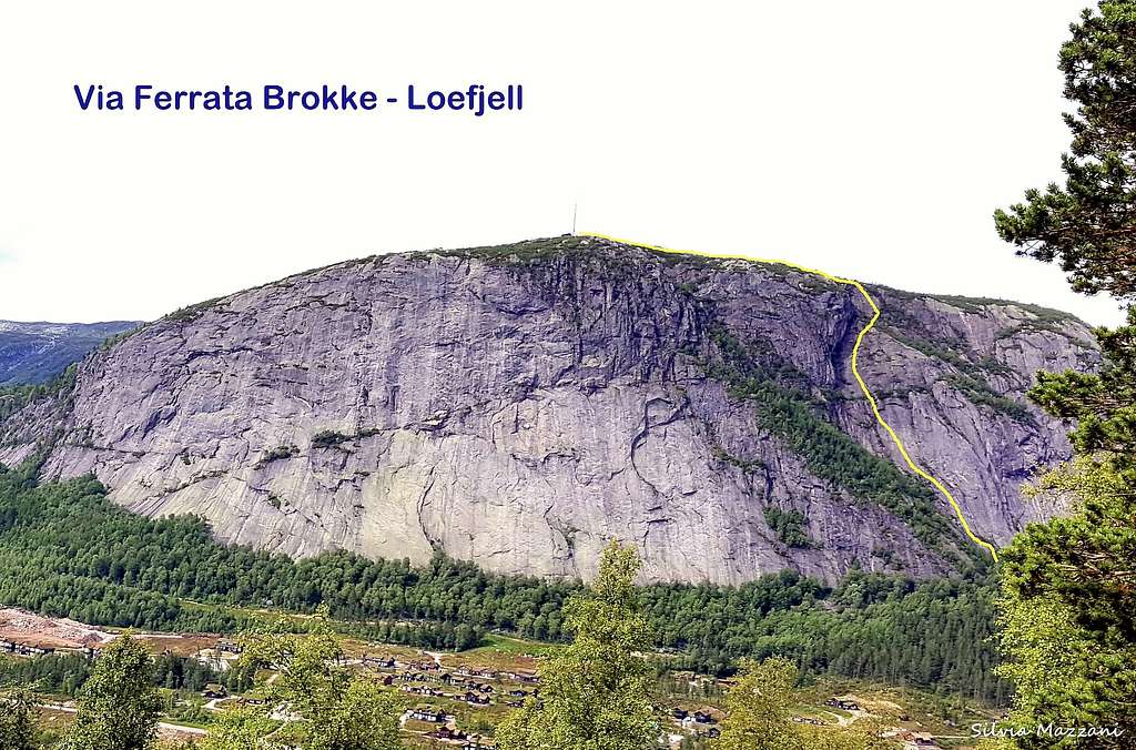 Beta of Via Ferrata Brokke - Løefjell