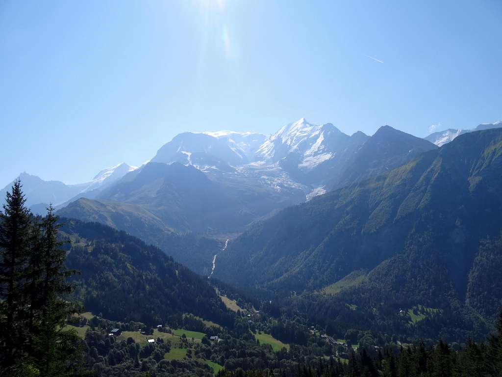 Mont Blanc from Col de la Voza