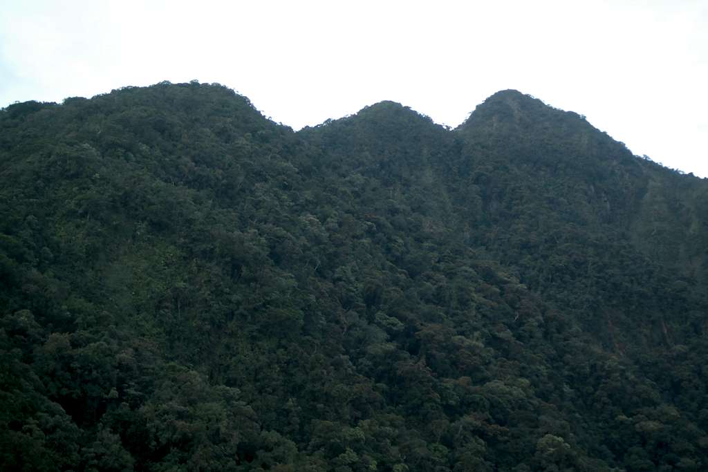 Gunung Mulu from Camp 4