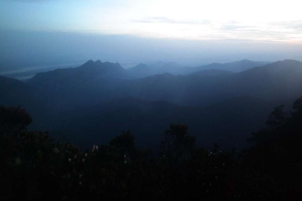 Dawn summit view