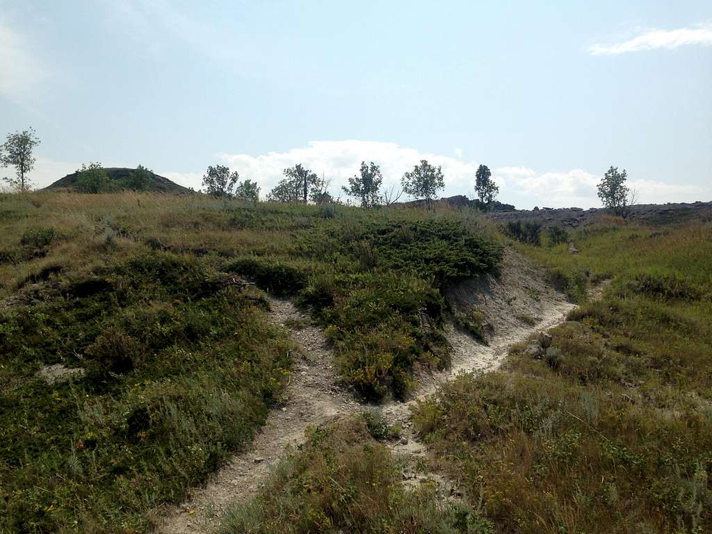 White Butte trail - Go right here