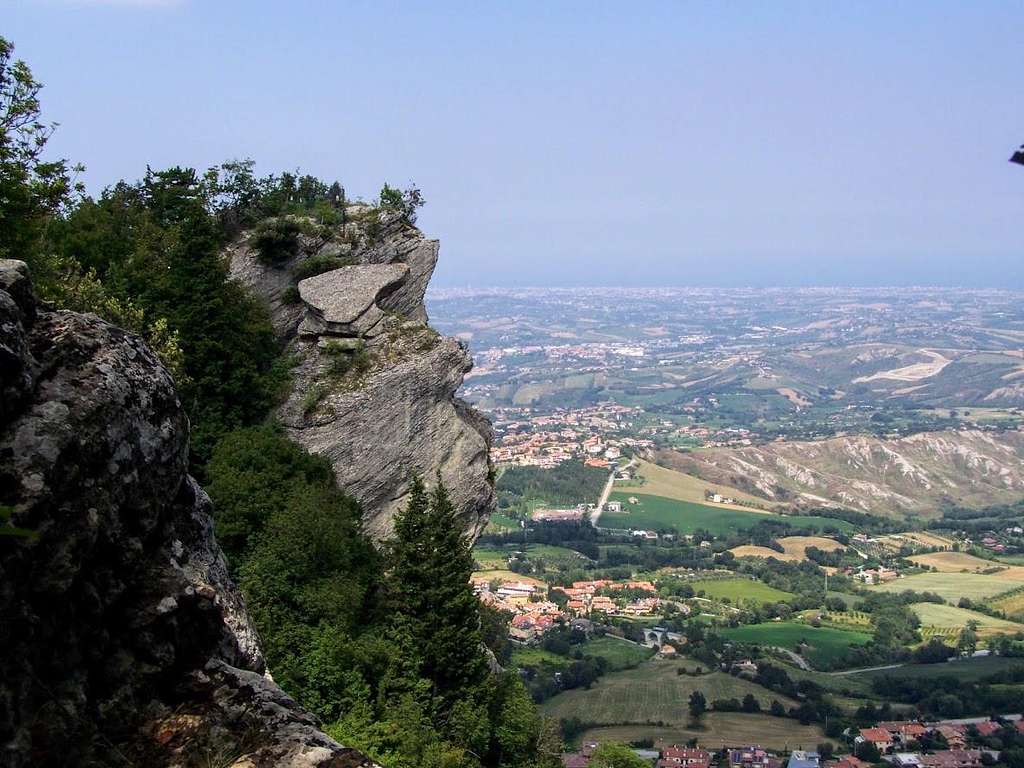 Stunning view from Monte Titano
