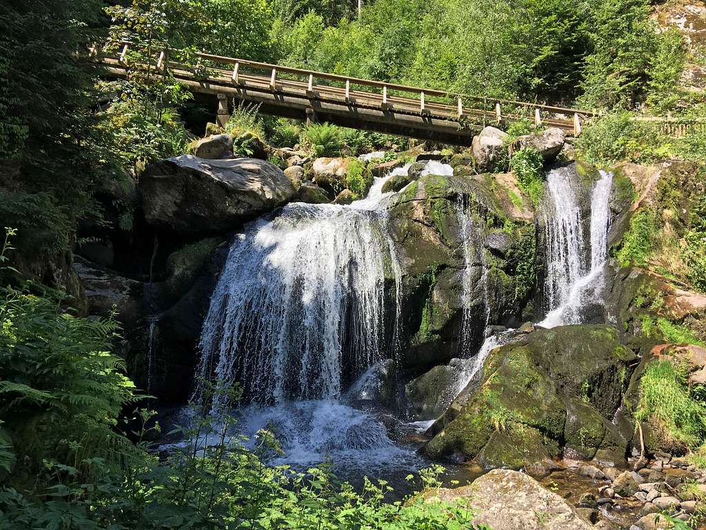 Triberg upper waterfalls
