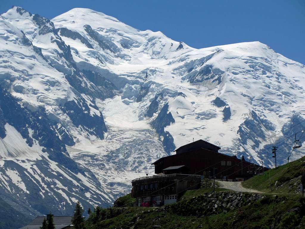Mont Blanc from La Flegere