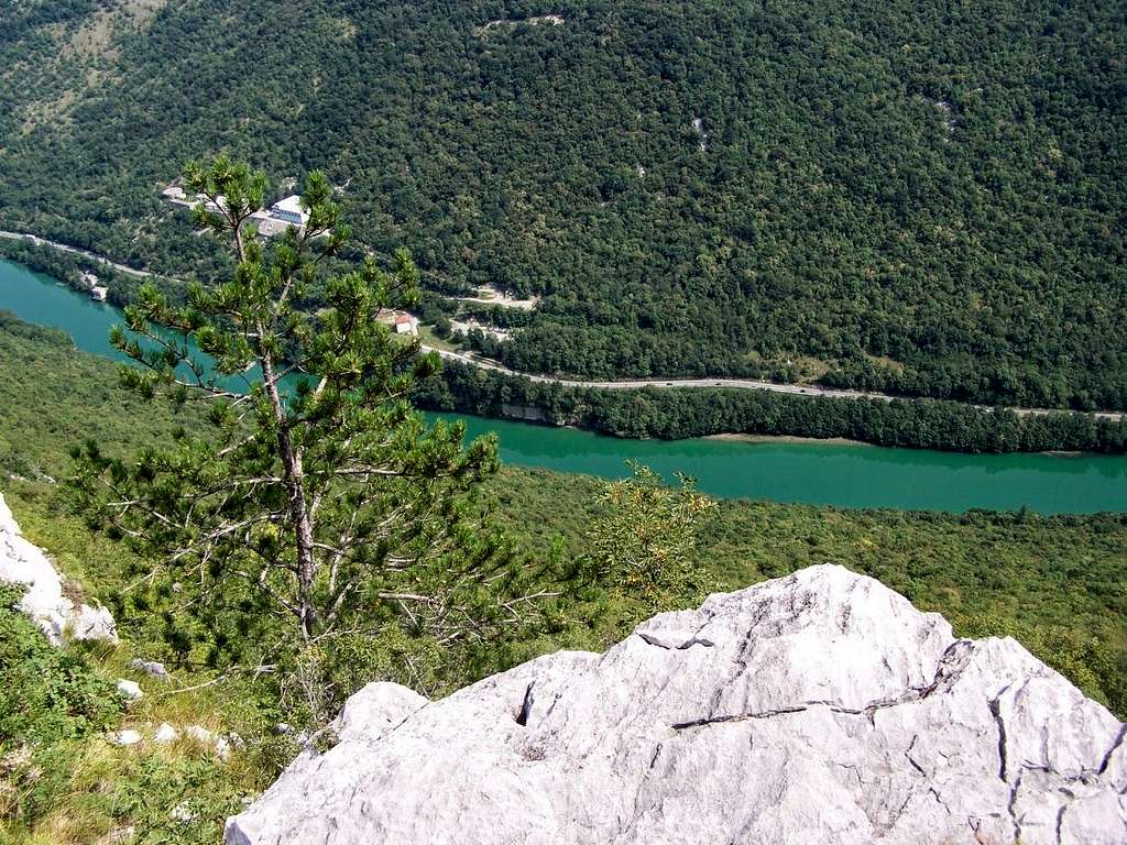 View of Isonzo from Monte Sabotino