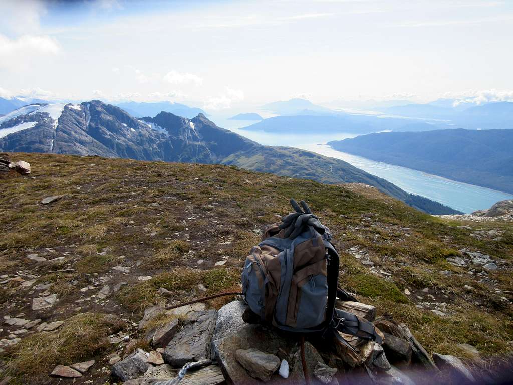 view of Gastineau channel from summit