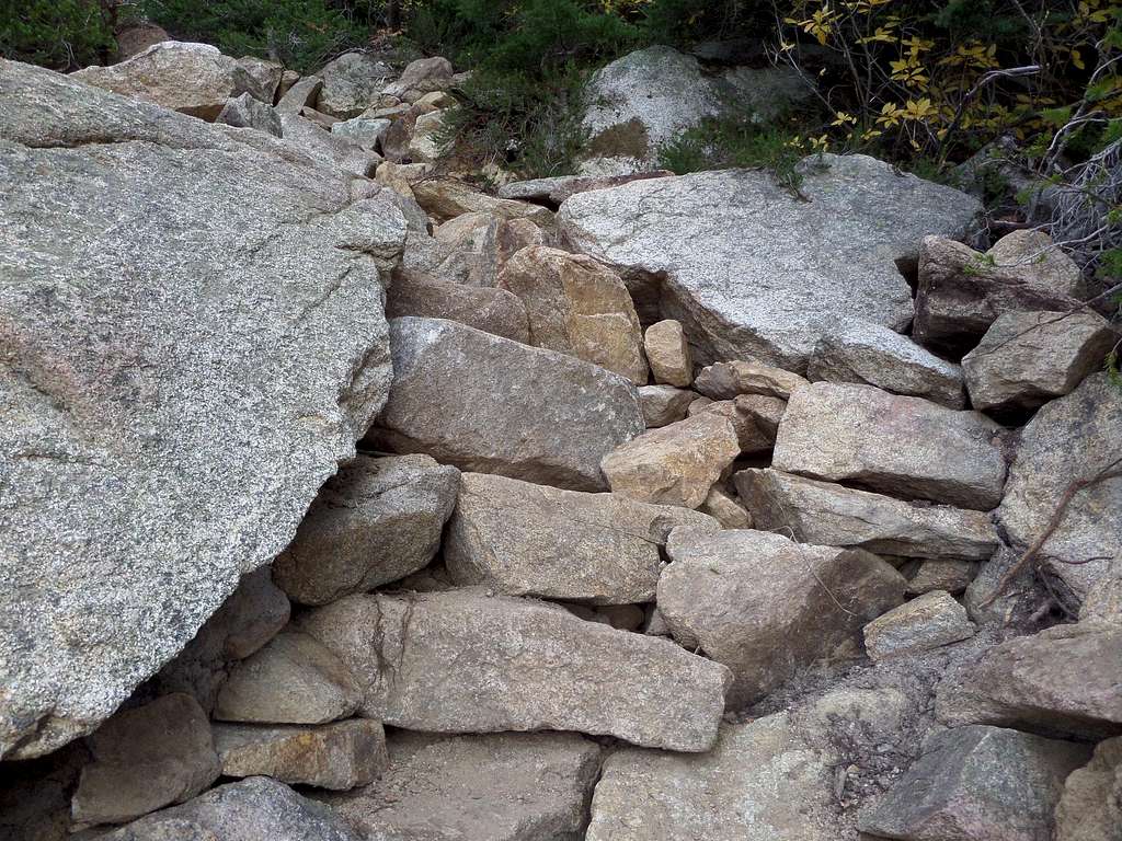 Stairs on climbers trail???