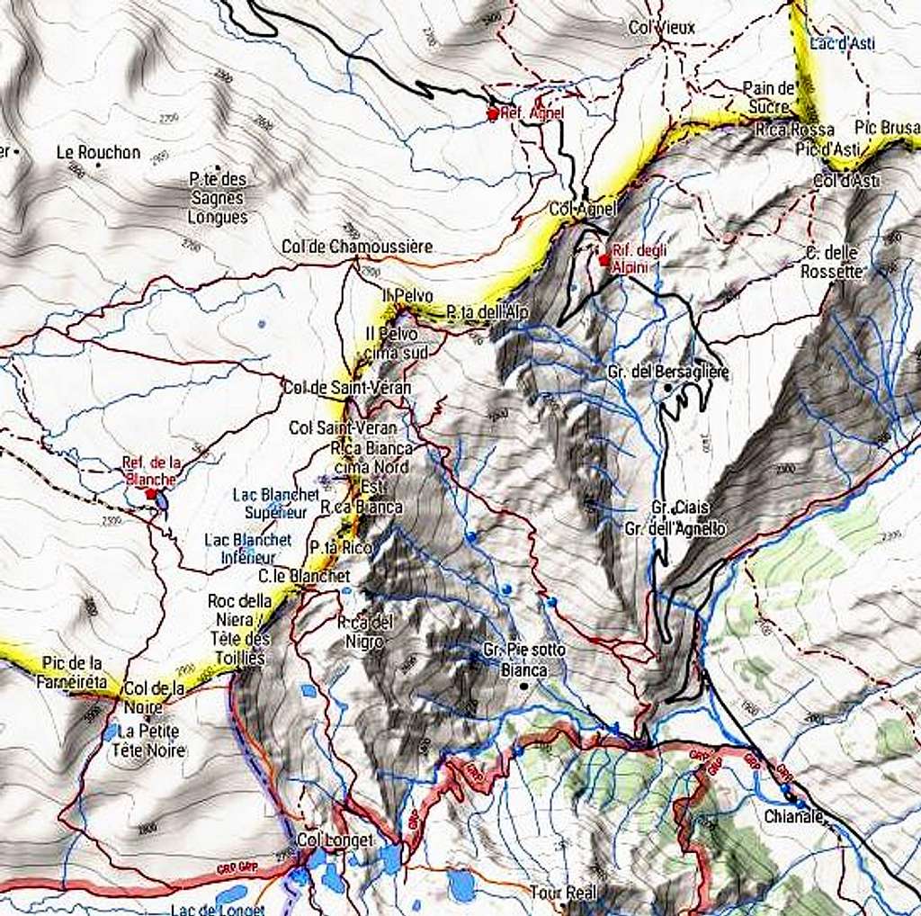 Roc della Niera map