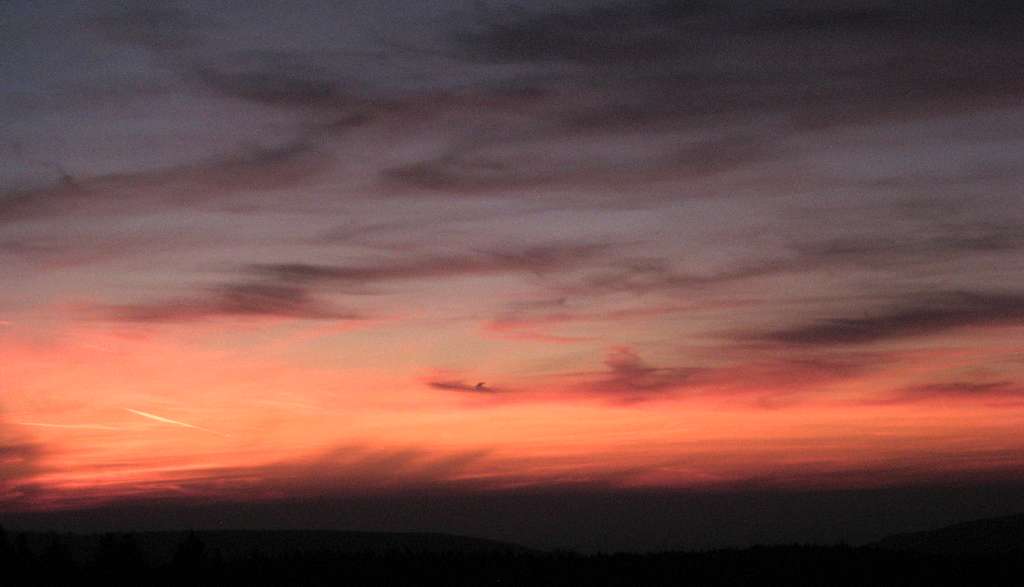 Sunset in Goslar-Hahnenklee