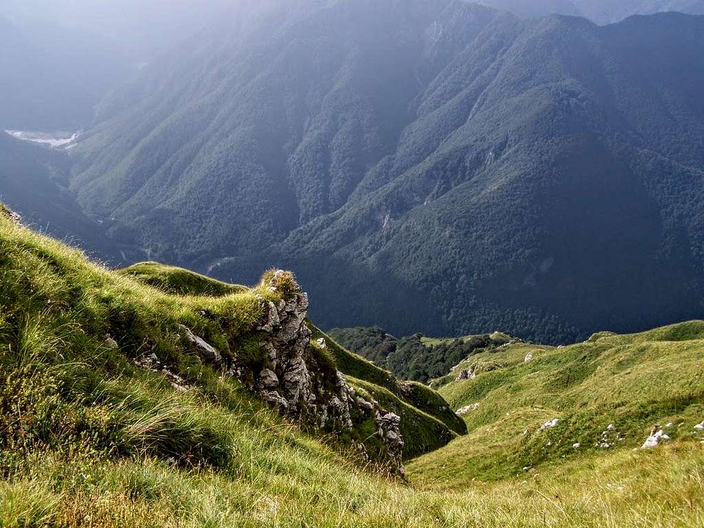 The valley of Torrente Arzino