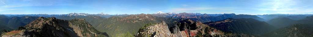 Skykomish Peak summit pano