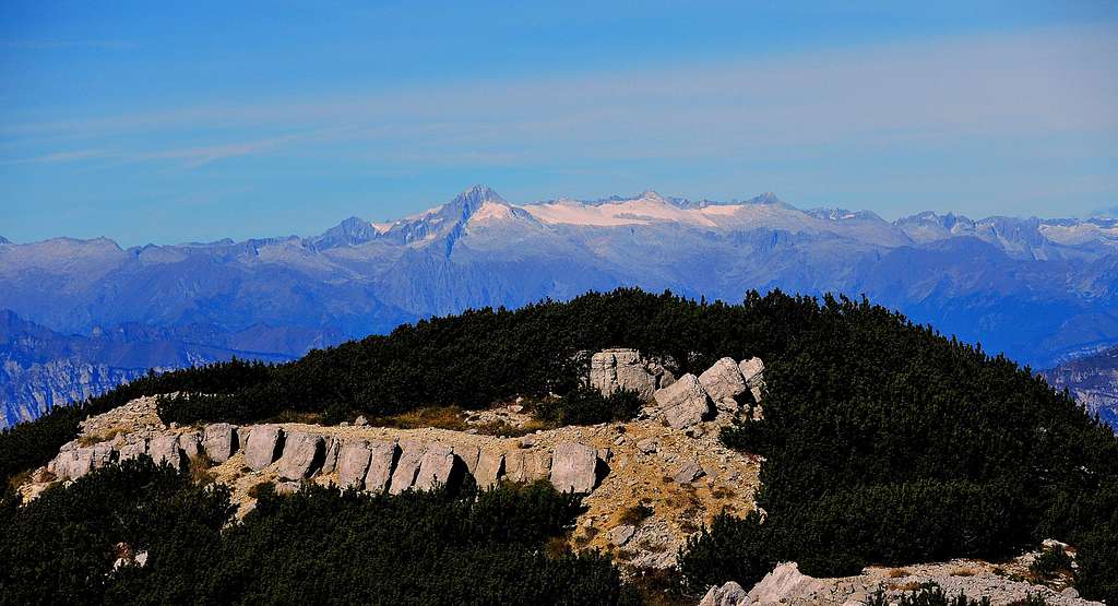 Carè Alto seen from Monte Roite