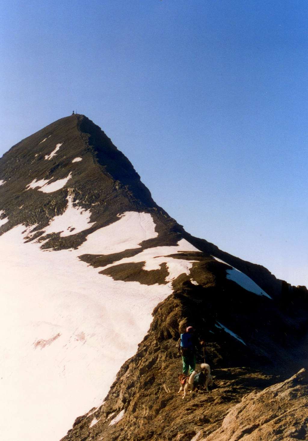 The NW ridge of Rocciamelone