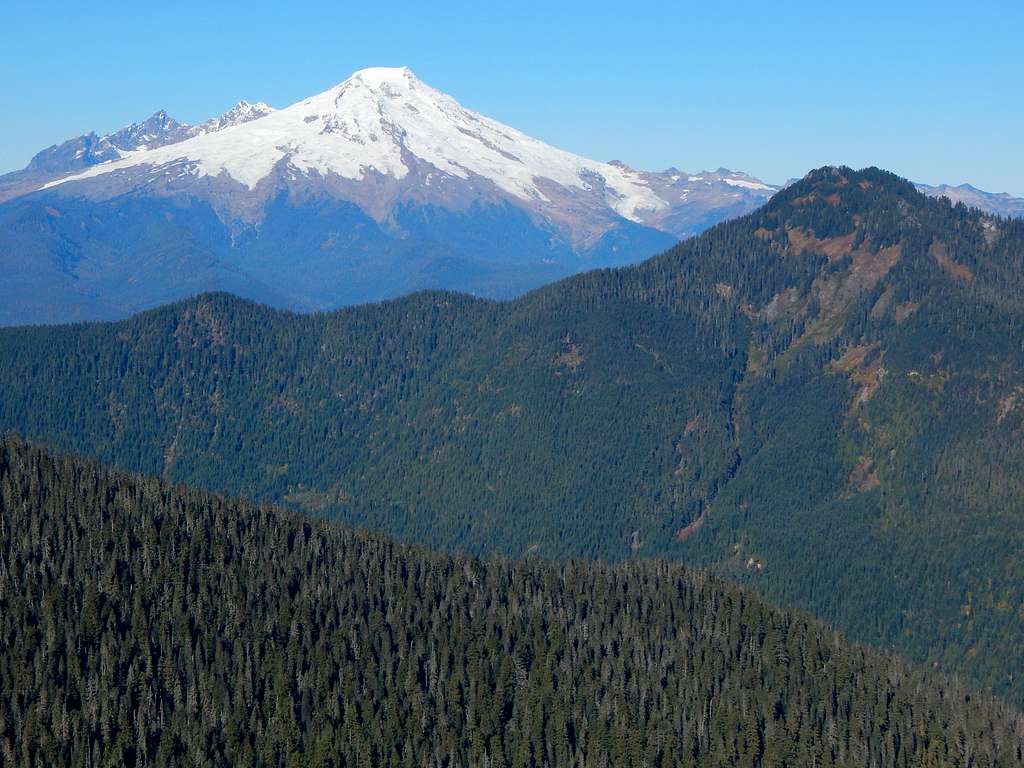 Mount Baker and Welker Peak from Jackman Peak