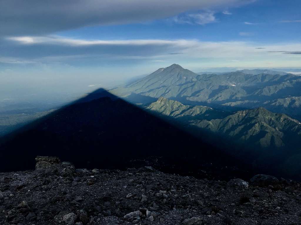 View from the summit of Volcan Tajumulco