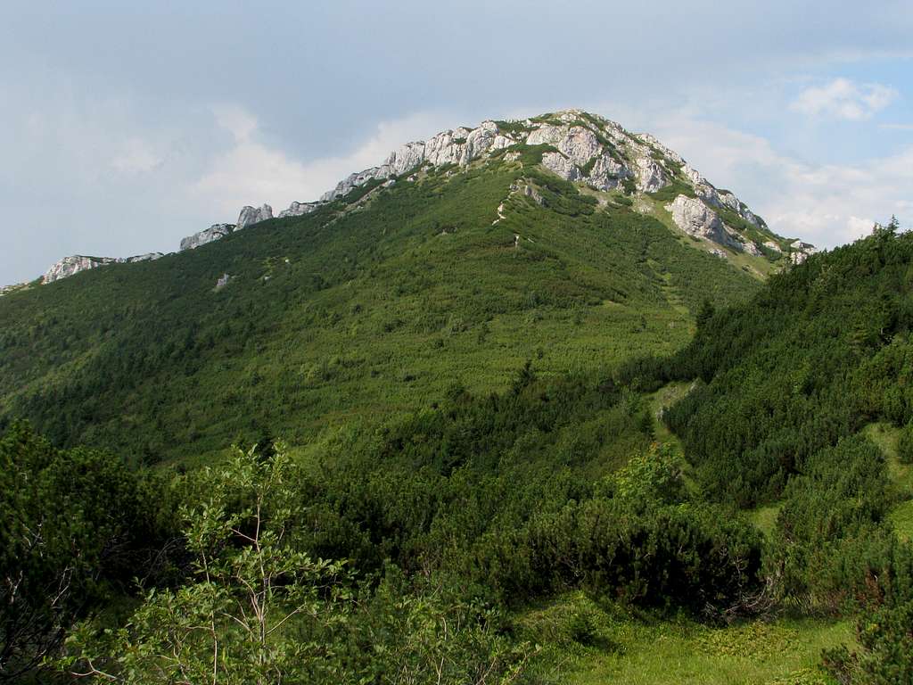 Sivý vrch from Malá Ostrá traverse