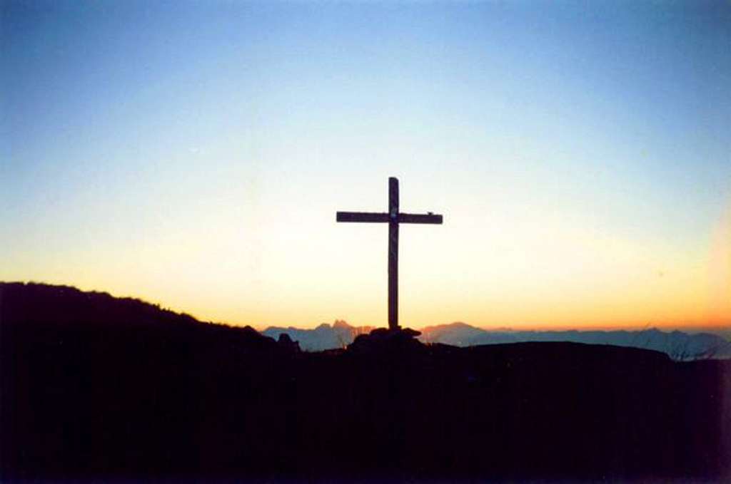 The cross and the Sunrise.