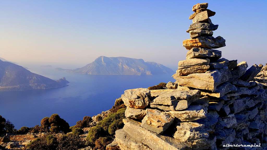 Kalymnos and Telendos seen from Profitis Andreas