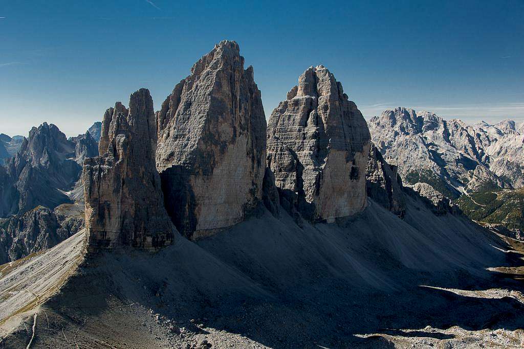 Drei Zinnen (2856m, 2999m, 2973m)