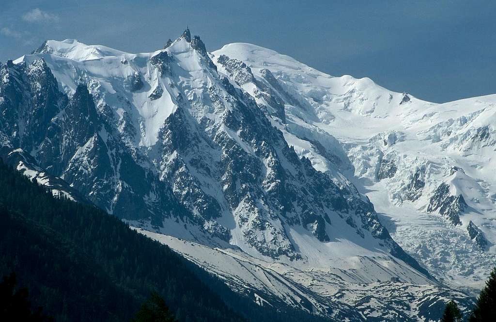 Mont Blanc du Tacul, Aiguille du Midi, Mont Blanc