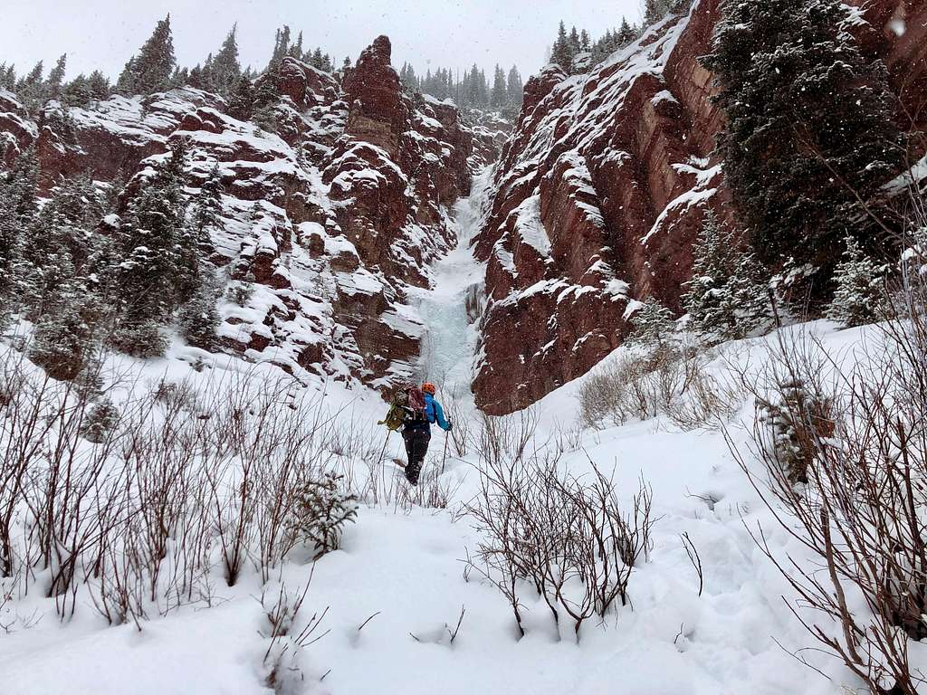 Approach to Campground Couloir